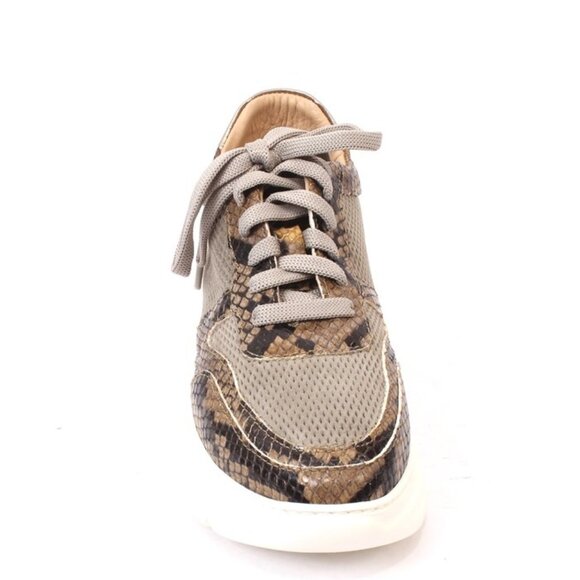 Luca Grossi 516 Multicolor Leather Lace-Up Platform Sneaker - Picture 7 of 8